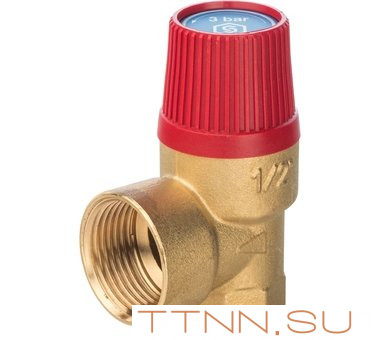Аварийный клапан Stout 30х1/2 3 бар SVS-0001-003015