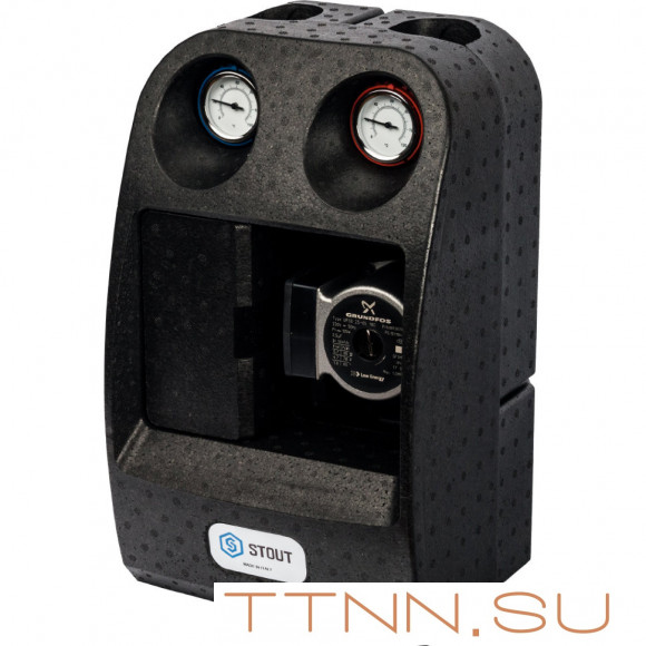 Насосно-смесительный узел с байпасом насос STOUT Grundfos UPSO 25-65 130 SDG-0002-002502