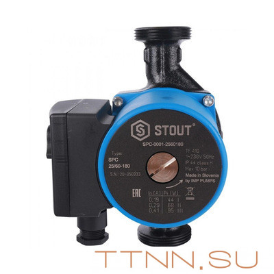 Насос для отопления STOUT 25/60-180 (SPC-0010-2560180)