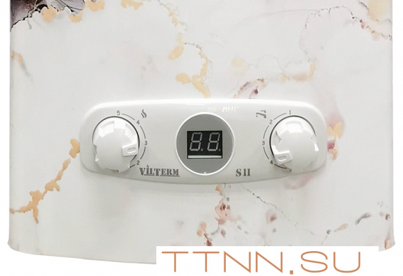 Газовый проточный водонагреватель VilTerm S13 Print" (Мрамор)