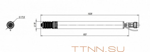 Скважинный насос Джилекс ВОДОМЕТ 3Д 55/50