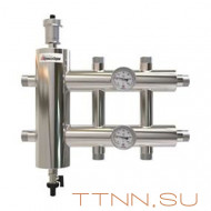 Совмещенные распределительные коллекторы с гидравлическими разделителями GSK 40-3 Совмещенные распределительные коллекторы с гидравлическими разделителями GSK 40-3