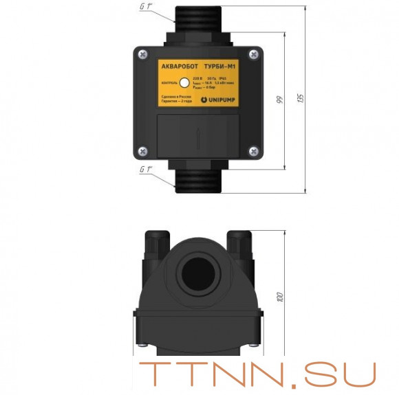Блок управления насосами Unipump ТУРБИ-М1 Блок управления насосами Unipump ТУРБИ-М1