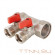 Коллектор с отсекающими кранами Valtec 1"х3 выхода Евроконус 3/4 VTc.580.NE.0603