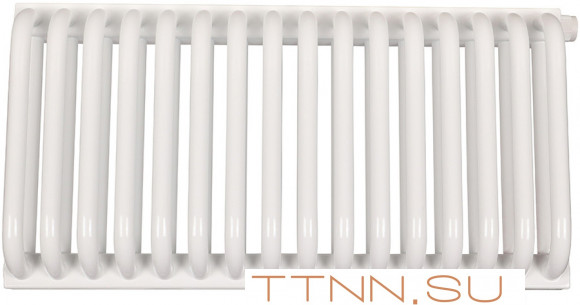 Стальной трубчатый радиатор 2-колончатый Rommer RST 2030/16 нижнее правое подключение RAL9016 Стальной трубчатый радиатор 2-колончатый Rommer RST 2030/16 нижнее правое подключение RAL9016