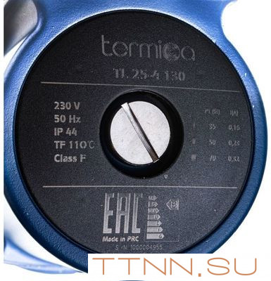 Насос для отопления Termica TL-Z 20-6 130