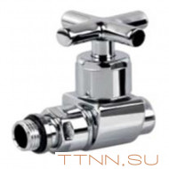 Ручной регулировки вентиль Royal Thermo прямой, хром, ручка крестовина 1/2 Ручной регулировки вентиль Royal Thermo прямой, хром, ручка крестовина 1/2