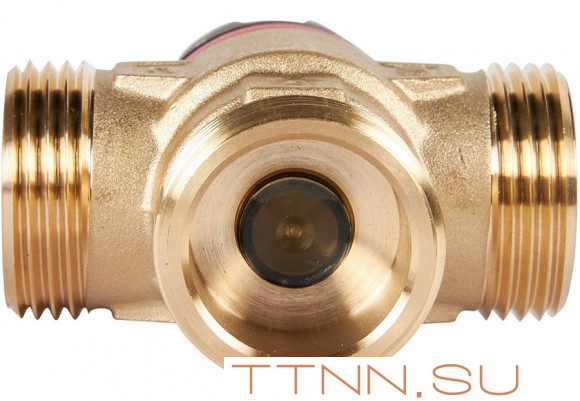 Смесительный клапан Rommer 1" НР 35-60°С KV 2,5 (RVM-0232-256025) боковое смешивание