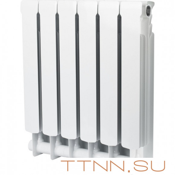 Биметаллический радиатор STOUT SPACE 500 6 секций (SRB-0310-050006) Биметаллический радиатор STOUT SPACE 500 6 секций (SRB-0310-050006)