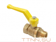 Кран шаровый газовый VALFEX 3/4" ВН/НР ручка 11Б27фтМ