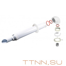 Коаксиальный дымоход 60/100 Dr-Thermo антиобледенительное исп. для котлов всех марок