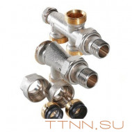 Узел нижнего подключения радиатора Valtec 1/2х100% VT.225 К N E04100