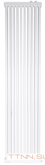 Стальной трубчатый радиатор 2-колончатый Rommer RST 2175/10 нижнее правое подключение RAL9016 Стальной трубчатый радиатор 2-колончатый Rommer RST 2175/10 нижнее правое подключение RAL9016