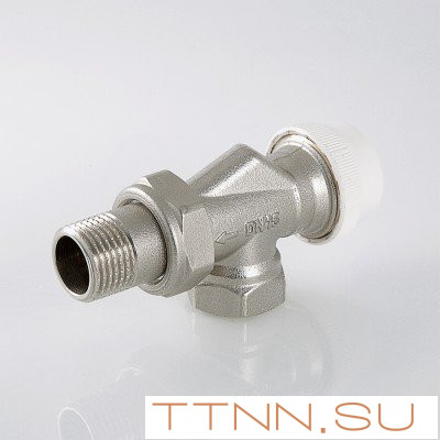 Клапан термостатический для радиатора угловой с осевым управлением Valtec 1/2" VT.179.N.04