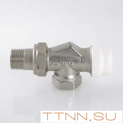 Клапан термостатический для радиатора угловой с осевым управлением Valtec 1/2" VT.179.N.04