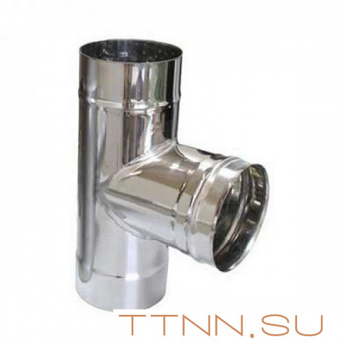 Тройник Нерж. 90° (1мм) диаметр 120 Тройник Нерж. 90° (1мм) диаметр 120