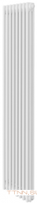 Стальной трубчатый радиатор 2-колончатый Royal Thermo Insignia C2180 - 08 секц. RAL9016, боковое 1/2