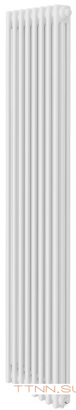 Стальной трубчатый радиатор 2-колончатый Royal Thermo Insignia C2180 - 08 секц. RAL9016, боковое 1/2