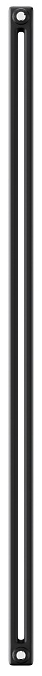 Стальной трубчатый радиатор 2-колончатый Royal Thermo Insignia C2180 - 10 секц. RAL9005m, боковое 1/2