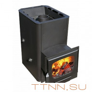 Печь Варвара Мини с контуром, панорамная дверь Печь Варвара Мини с контуром, панорамная дверь