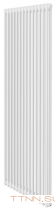 Стальной трубчатый радиатор 2-колончатый Royal Thermo Insignia C2180 - 14 секц. RAL9016, боковое 1/2