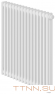 Стальной трубчатый радиатор 2-колончатый Royal Thermo Insignia VC2050 - 16 секц. RAL9016, нижнее 1/2
