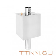 Бак нержавейка на трубе 55л д.120 (Прямоугольный) (AISI 439) Бак нержавейка на трубе 55л д.120 (Прямоугольный) (AISI 439)