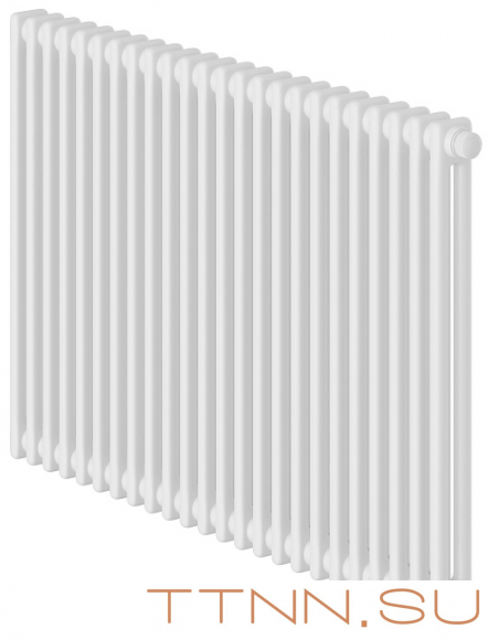 Стальной трубчатый радиатор 2-колончатый Royal Thermo Insignia VC2050 - 24 секц. RAL9016, нижнее 1/2