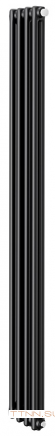 Стальной трубчатый радиатор 2-колончатый Royal Thermo Insignia VC2180 - 04 секц. RAL9005m, нижнее 1/2