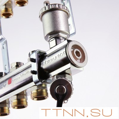 Для отопления VALTEC 1"х8 вых. Евроконус 3/4"