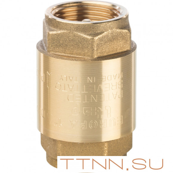 Клапан обратного хода с металлическим седлом STOUT  1"