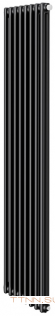 Стальной трубчатый радиатор 2-колончатый Royal Thermo Insignia VC2180 - 08 секц. RAL9005m, нижнее 1/2