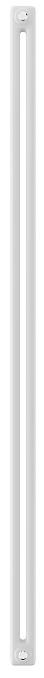 Стальной трубчатый радиатор 2-колончатый Royal Thermo Insignia VC2180 - 08 секц. RAL9016, нижнее 1/2