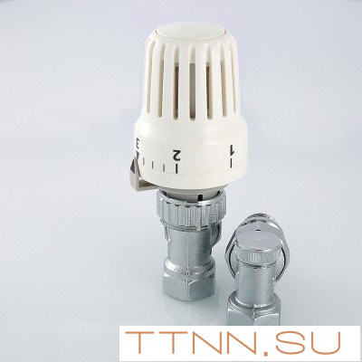 Комплект терморегулирующий для радиатора угловой Valtec 1/2 VT 045 N 4