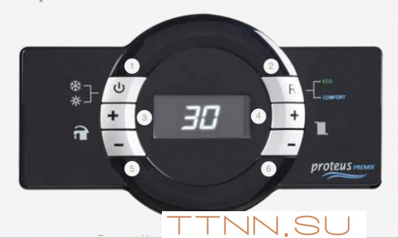 Настенный газовый котел ECA PROTEUS PREMIX 35 HM NG