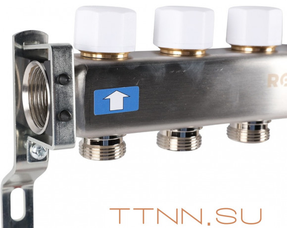 Для отопления Rommer 1"/3/4"x6 с запорными клапанами (RMS-3200-000006)