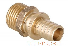 Фитинг аксиальный VALTEC 16х1/2 VTm.401.G.001604 с переходом на наружную резьбу