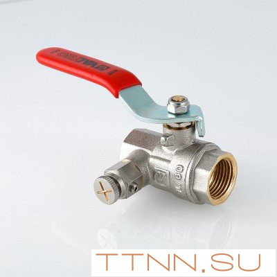 Кран шаровый с дренажным вентилем Valtec 1/ 2 VT.245 Кран шаровый с дренажным вентилем Valtec 1/ 2 VT.245