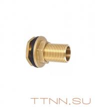 Врезка для бочки с контргайкой латунная 1/2" TIM SDF022 Врезка для бочки с контргайкой латунная 1/2" TIM SDF022