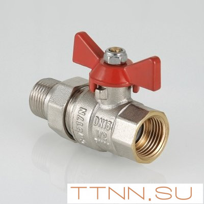 Кран шаровый с накидной гайкой Valtec 1 1/4 VT.227.N.07 Кран шаровый с накидной гайкой Valtec 1 1/4 VT.227.N.07