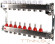 Для отопления Rommer 1"/3/4"x8 с расходомерами (RMS-1201-000008)
