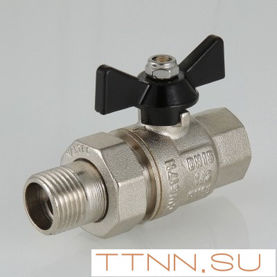 Кран шаровый с накидной гайкой Valtec 1/2" МF VT.327 Кран шаровый с накидной гайкой Valtec 1/2" МF VT.327